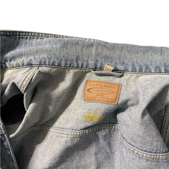 Vintage Budweiser Blue Denim 100% Cotton Jean Jacket Size 3XL
Swingster - Picture 4 of 6